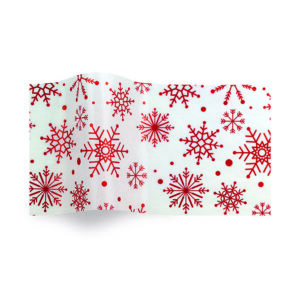 Tissue Paper - Spiraling Snowflakes