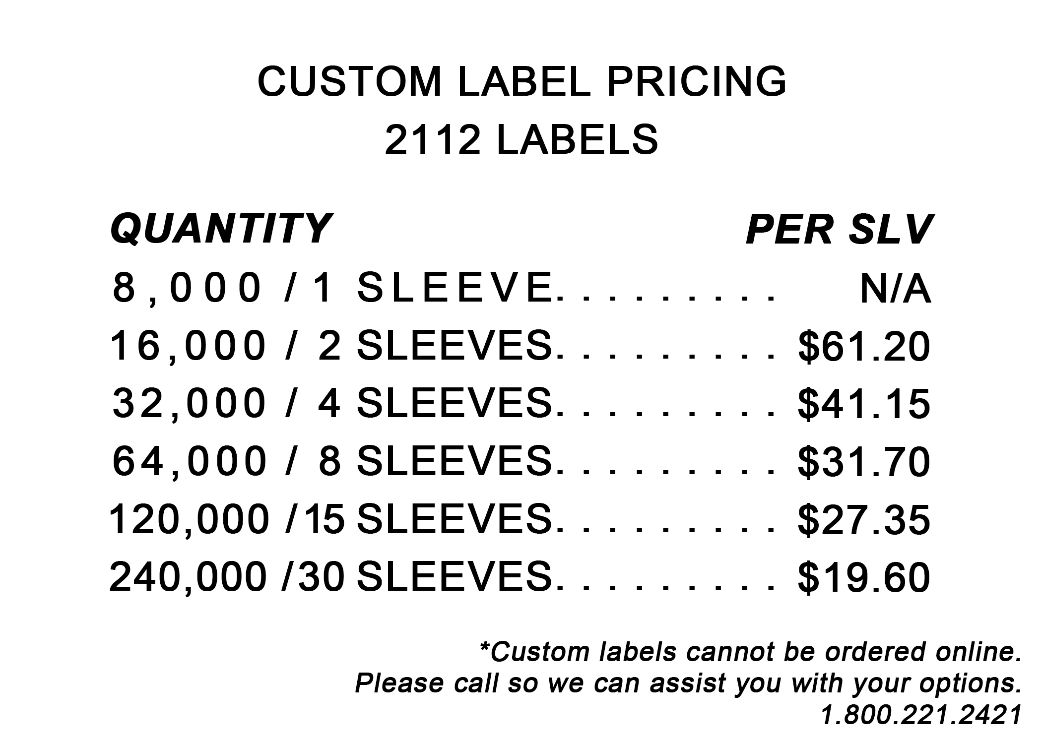 2112 Custom Labels - Image 3