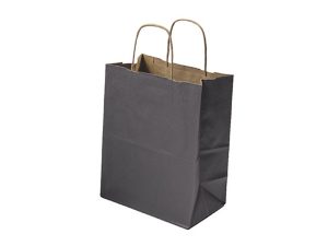 Charcoal Gray Tinted Kraft Bags