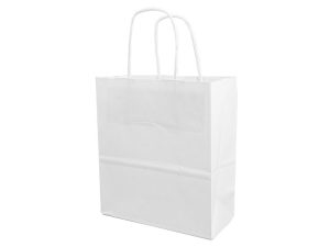 White Kraft Shopping Bags