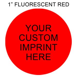 1" Flr Red Circle