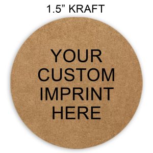 1.5" Kraft Circle