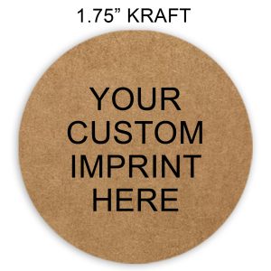 1.75" Kraft Circle