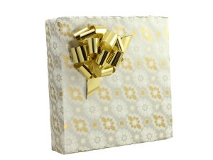Gift Wrap Rolls - Architecture in Silver & Gold