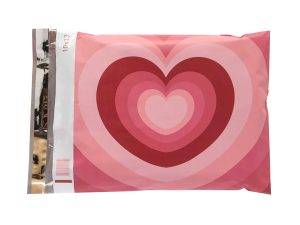 Hearts Poly Mailers