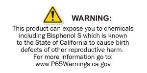PROP 65 Labels